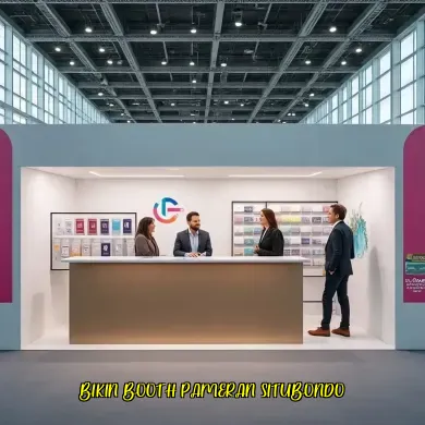 Bikin Booth Pameran Situbondo